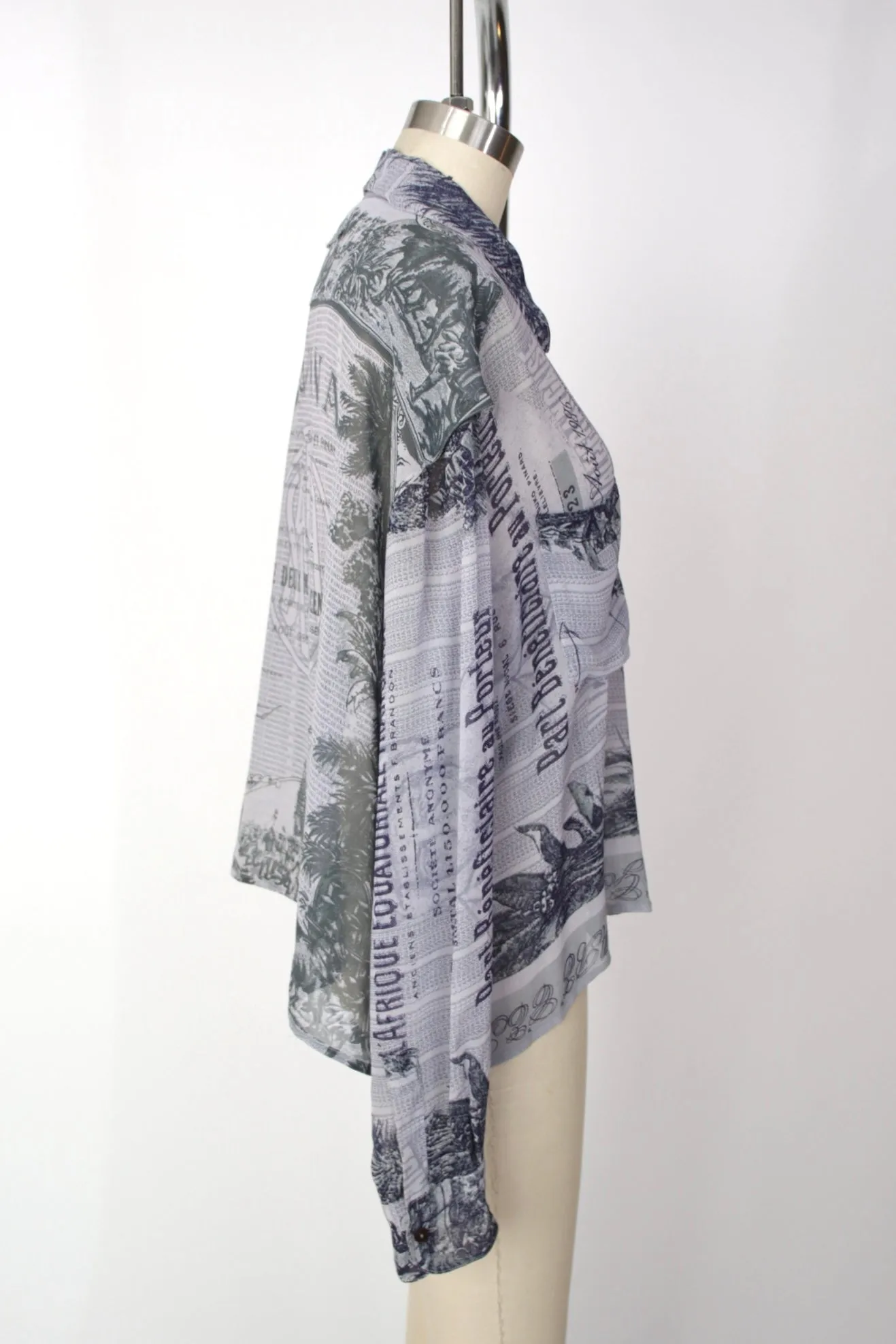 1986 Jean Paul Gaultier Pour Gibo Savana Shirt