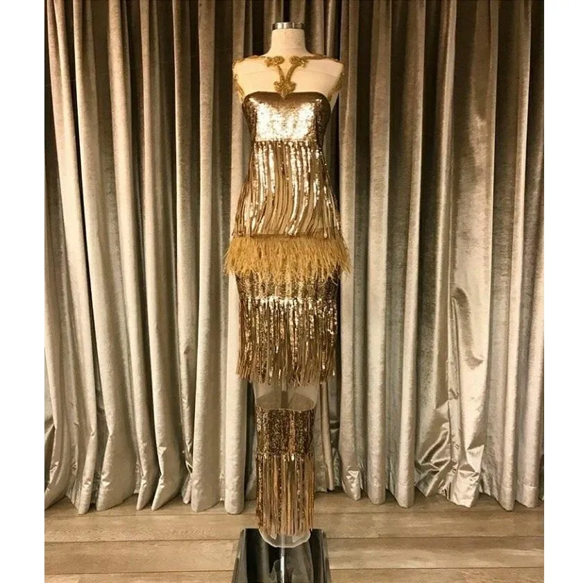 3D Fringed Trim Design Sequin Embroidery Tulle Fabric