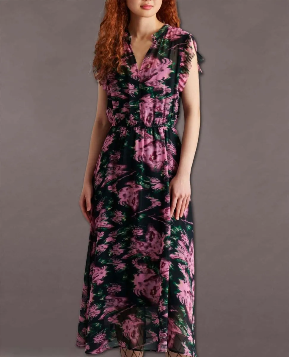 Allegra Black Multi Dress