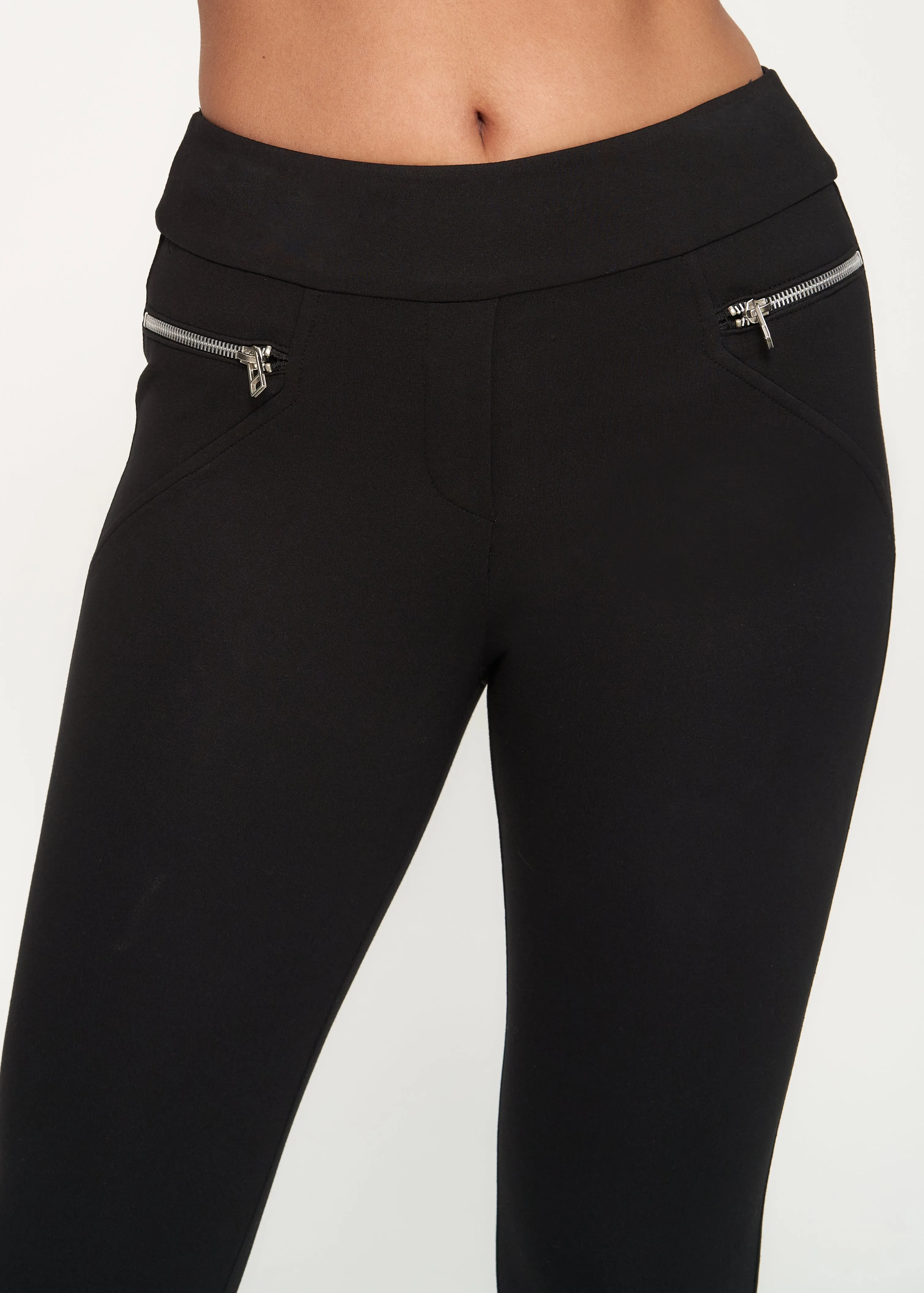 Alyssa Black Ponte Skinny Pant