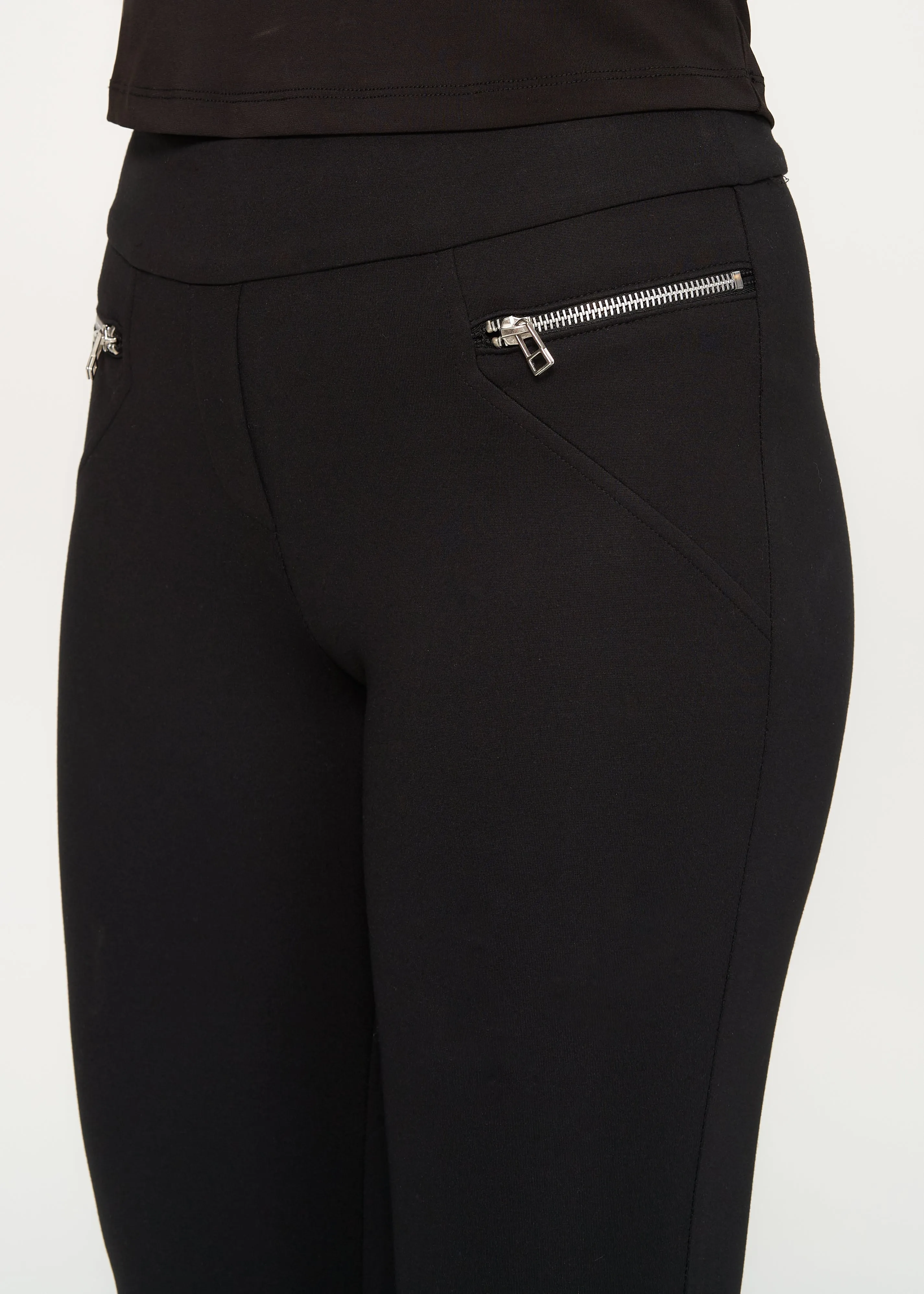 Alyssa Black Ponte Skinny Pant