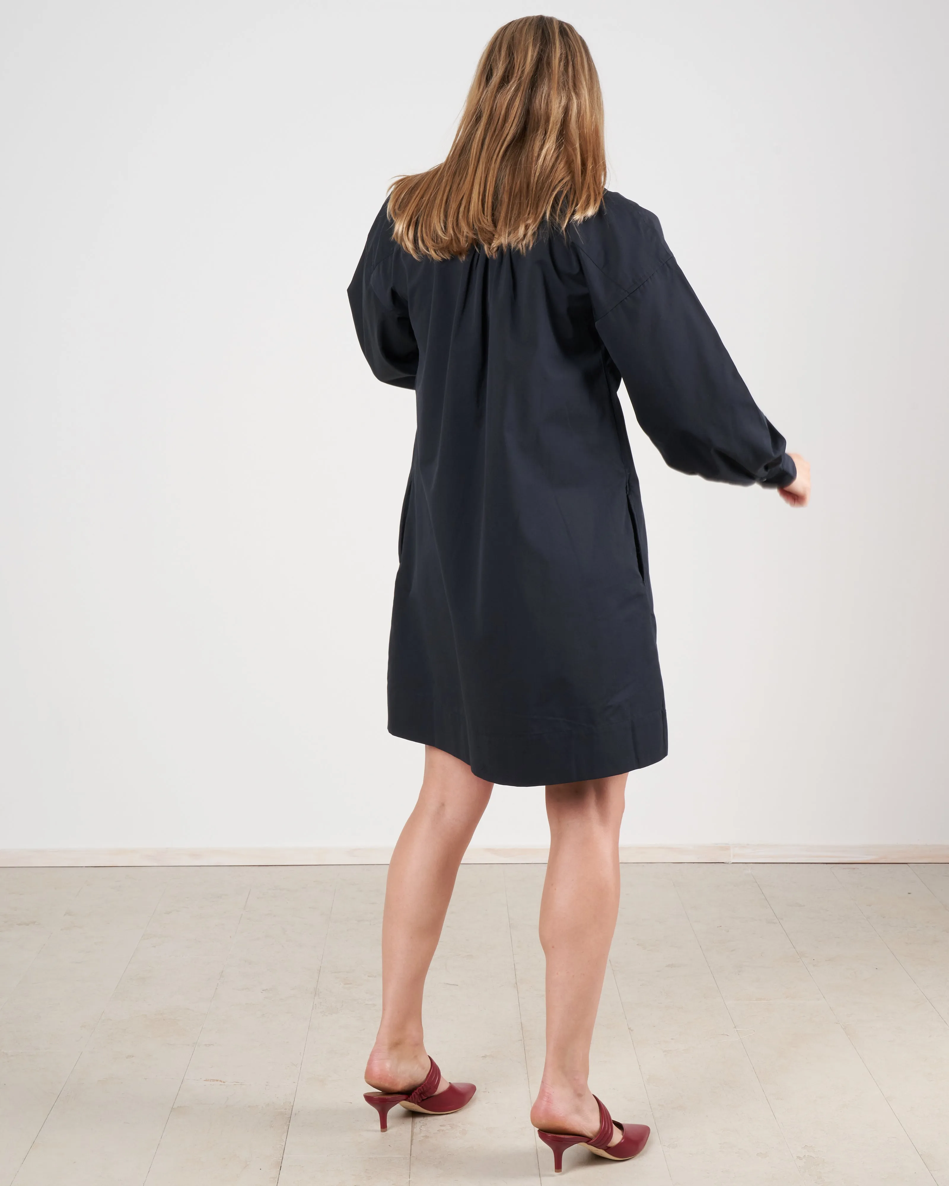 anaya popover dress - black