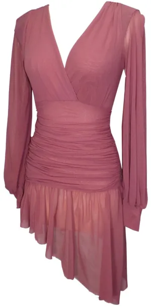 Asymmetric Draped Blouse