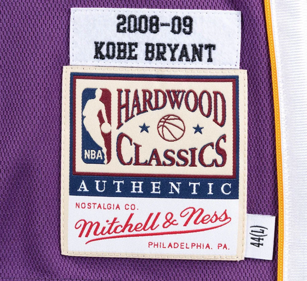 AUTHENTIC JERSEY LOS ANGELES LAKERS ROAD FINALS 2008-2009 KOBE BRYANT