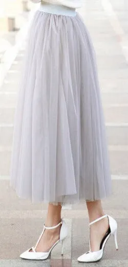 autumn fashion faldas korean style 8 m big swing maxi skirts womens winter jupe high waist tutu adult long tulle skirt