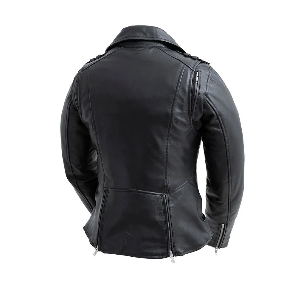 Blossom - Women's Motorcycle Leather Jacket