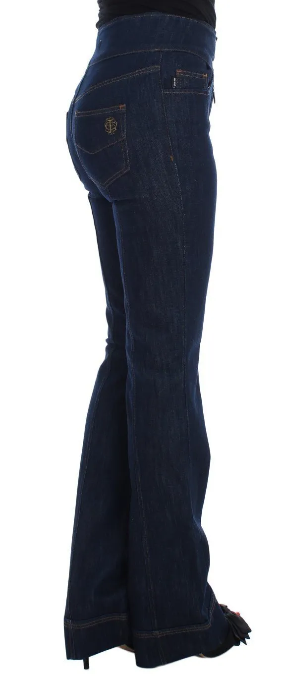 Blue Cotton Stretch Slim Fit Jeans