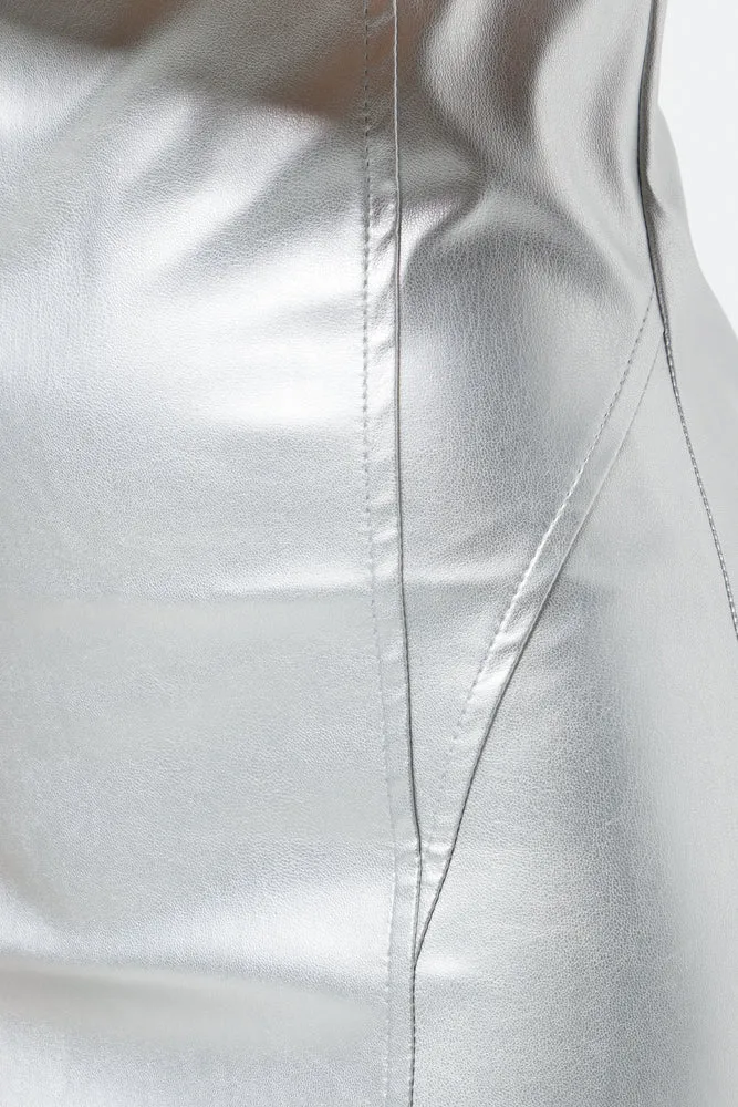 Bodycon Dress Silver