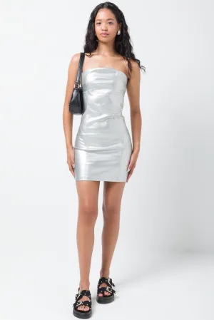 Bodycon Dress Silver