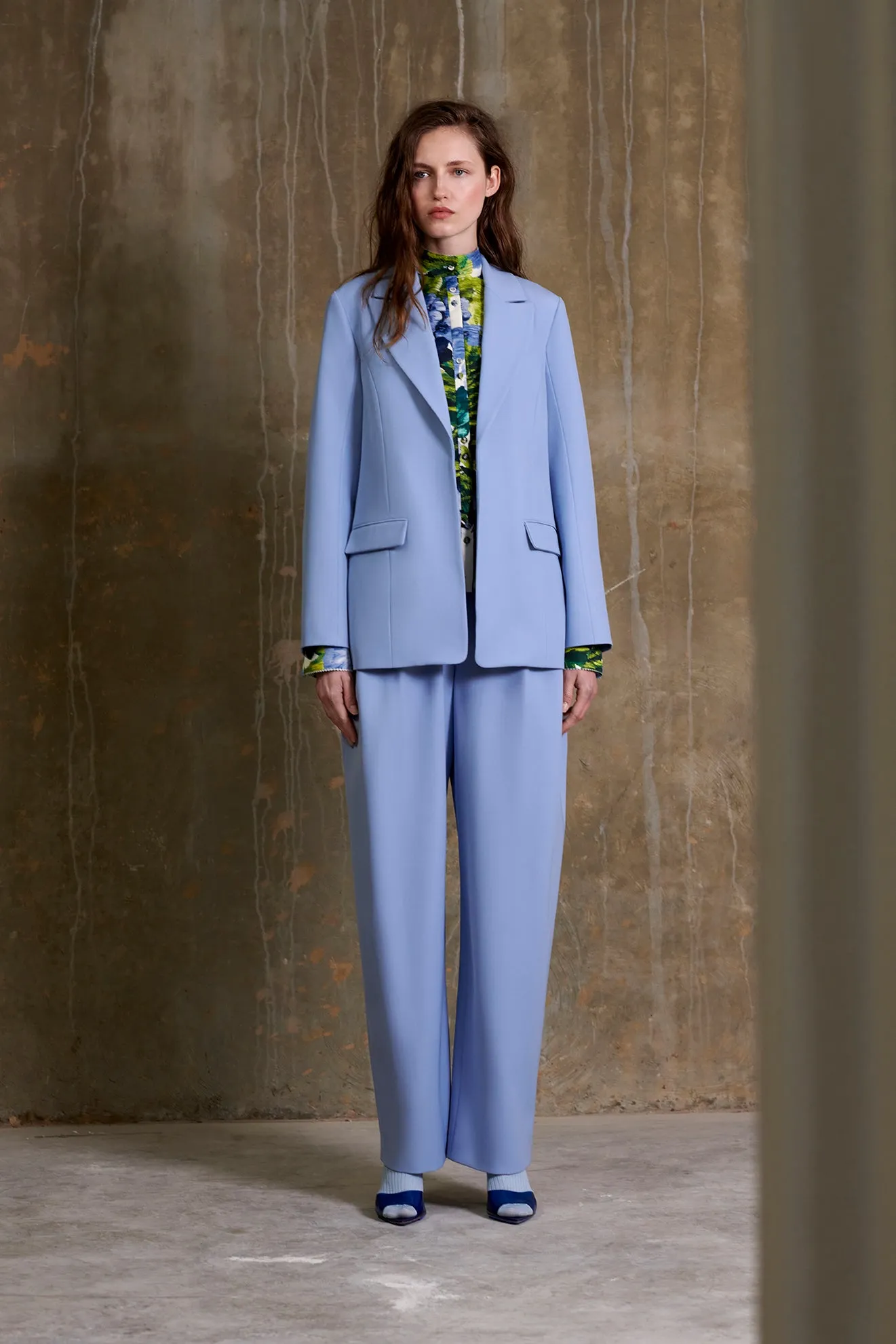 Breakaway Track Pant in Twill Suiting