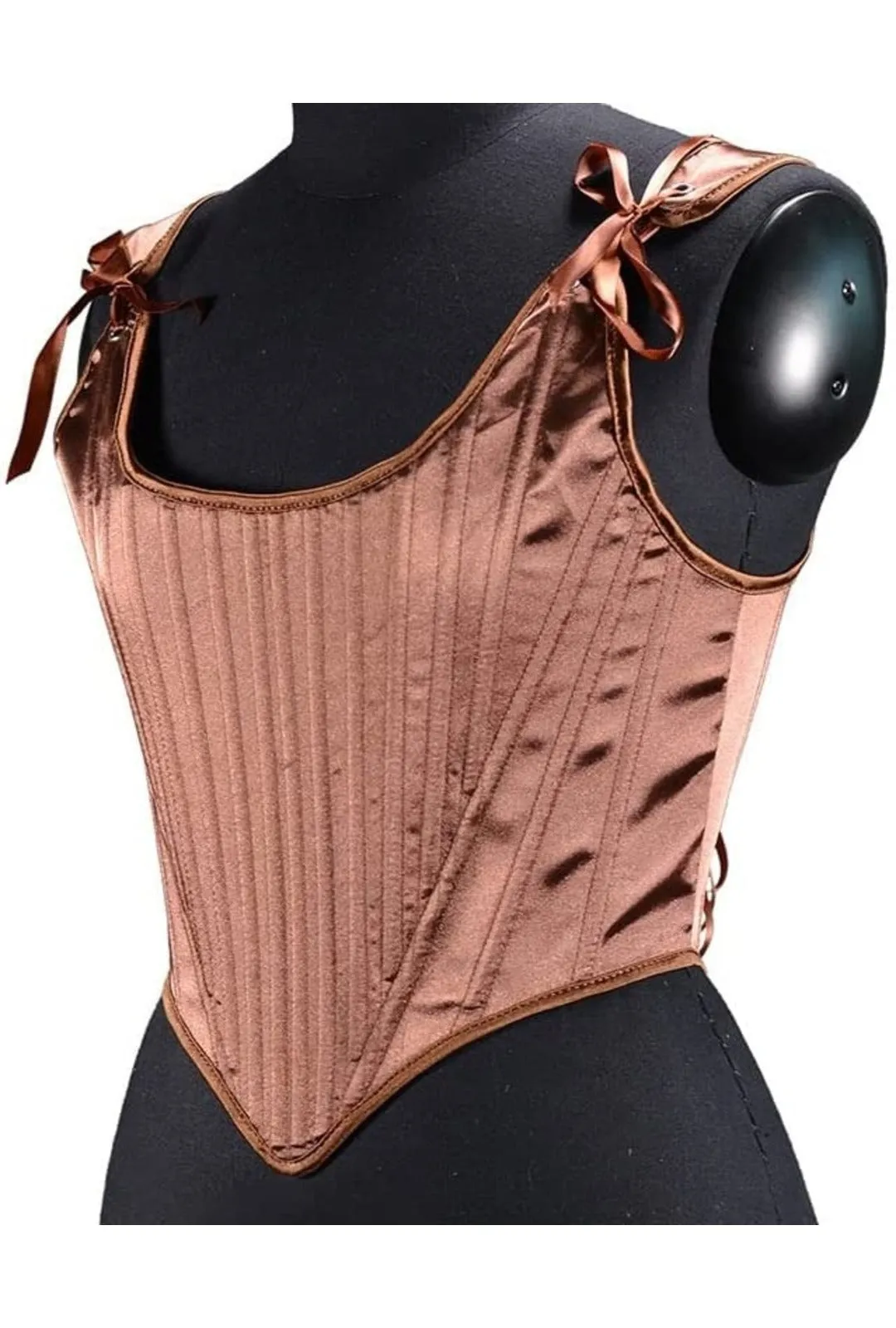 Brown Bandage Corset Top
