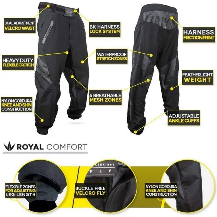 Bunkerkings Featherlite Fly Pants - Schwarz