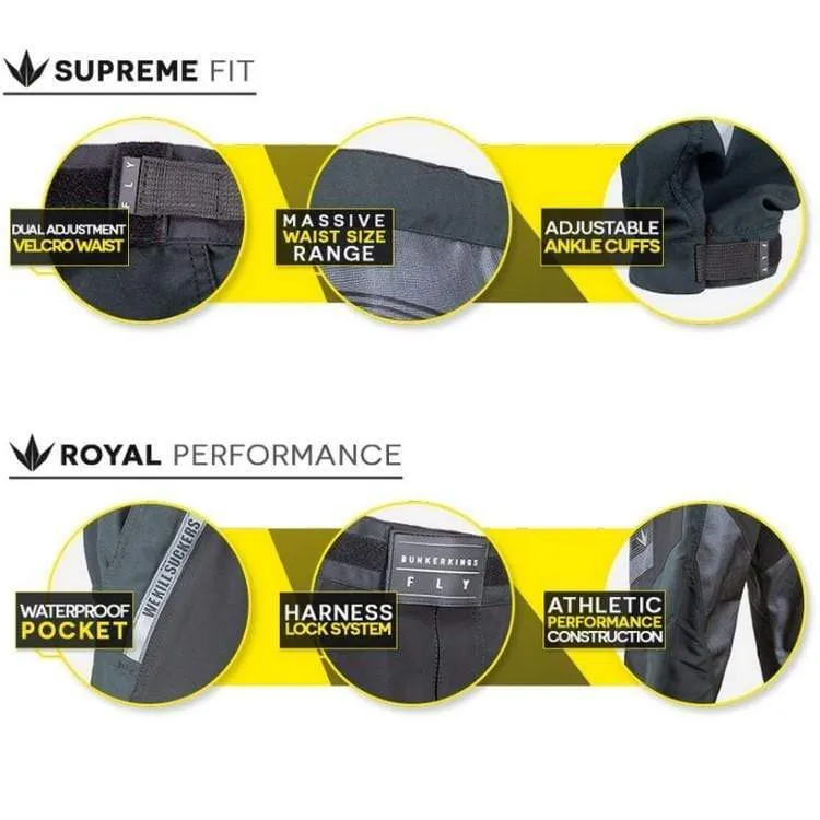 Bunkerkings Featherlite Fly Pants - Schwarz