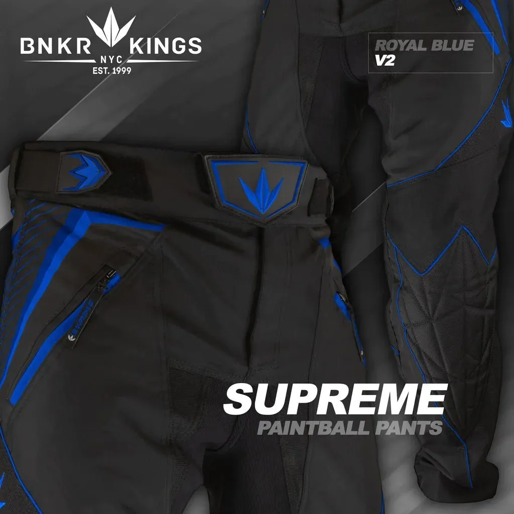 Bunkerkings V2 Supreme Pants - Schwarz, Blau