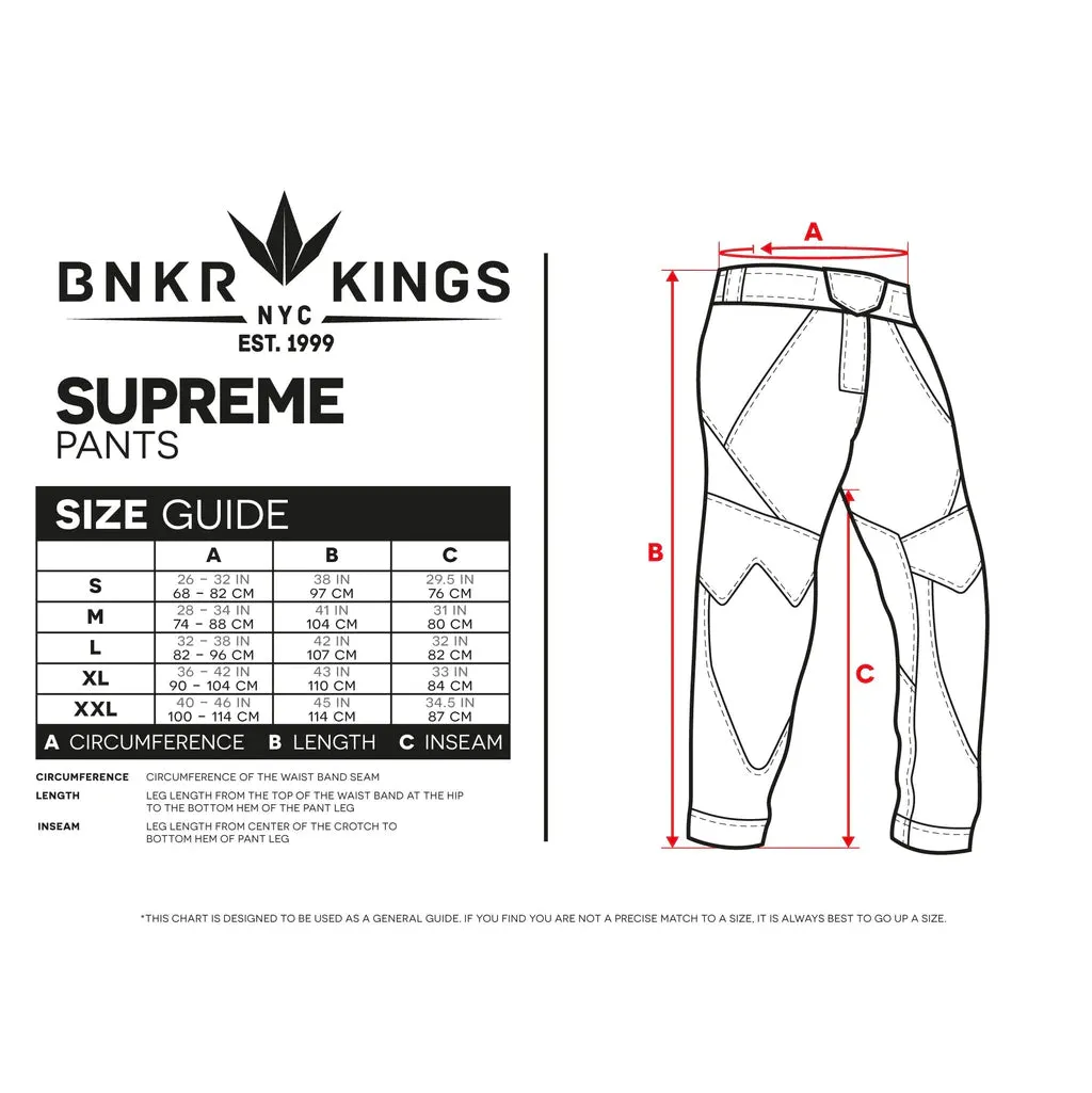 Bunkerkings V2 Supreme Pants - Schwarz