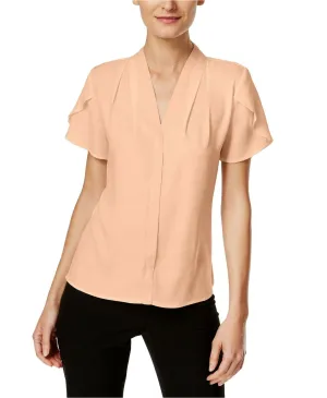 Calvin Klein Women's Ruffled-Sleeve Blouse Shirt Top. SFBTG06A
