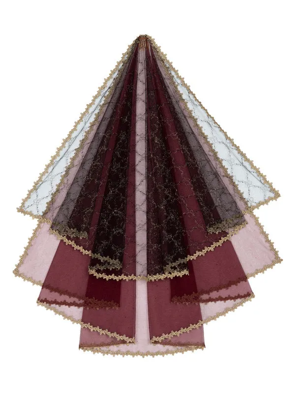 Classic Lolita JSK Dress Burgundy Sleeveless Bows Beaded Lolita Jumper Skirts