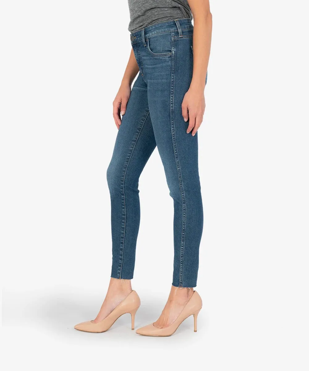 Connie High Rise Ankle Jean - Instigator Wash