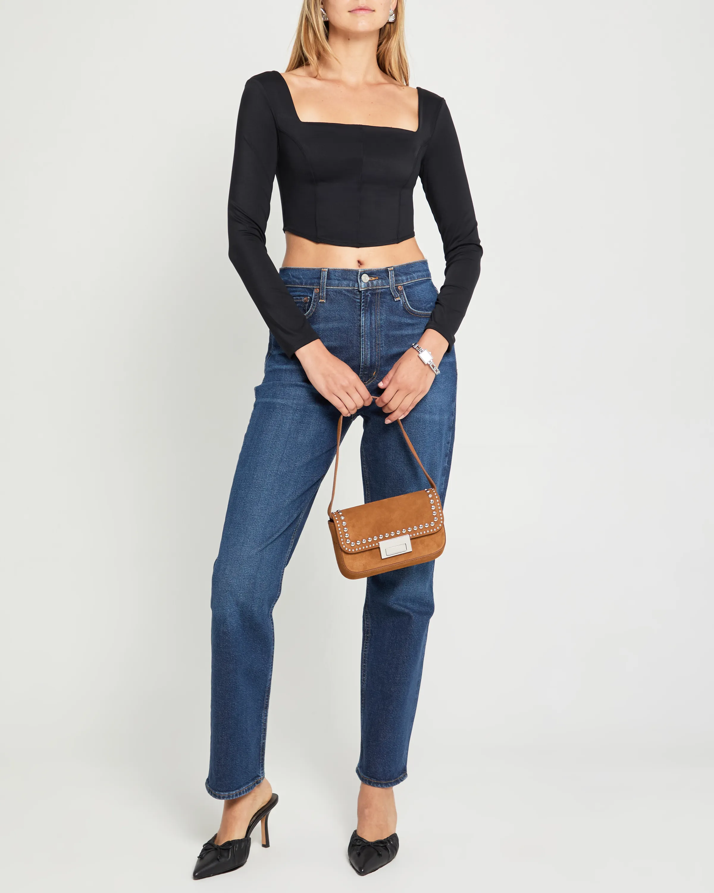 Contouring Square Neck Longsleeve
