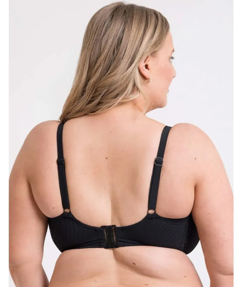 Curvy Kate Jet Set Balcony Bikini Top - Black