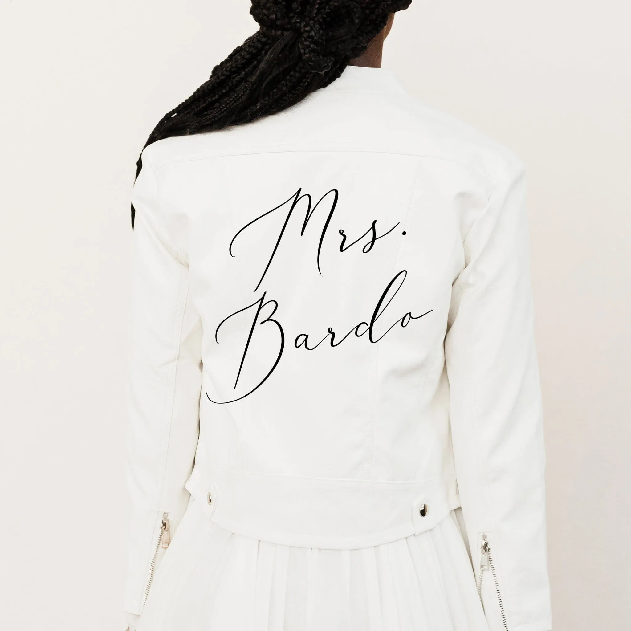 Custom Name Leather Jacket