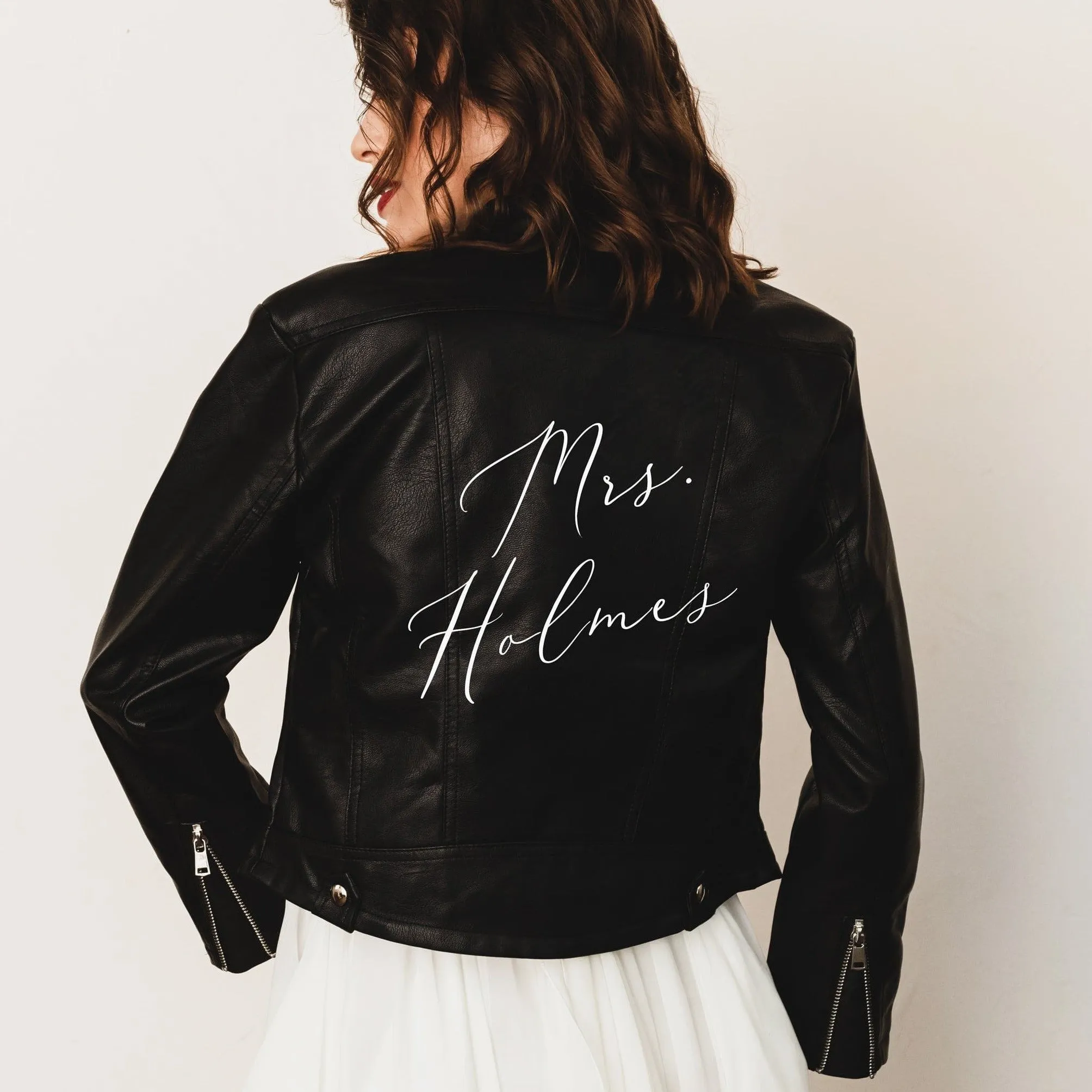 Custom Name Leather Jacket