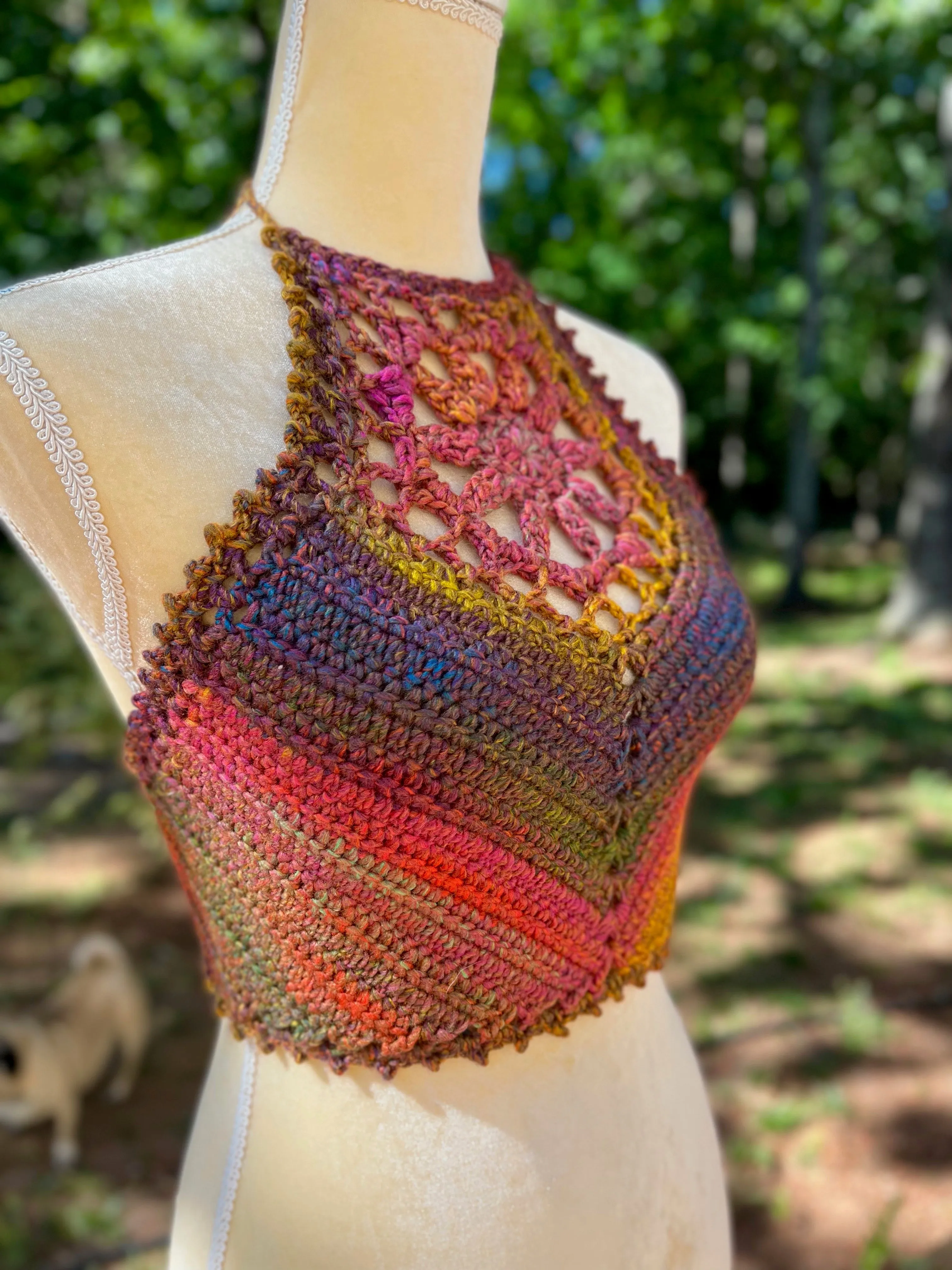 Dahlia Crochet Crop Top Pattern