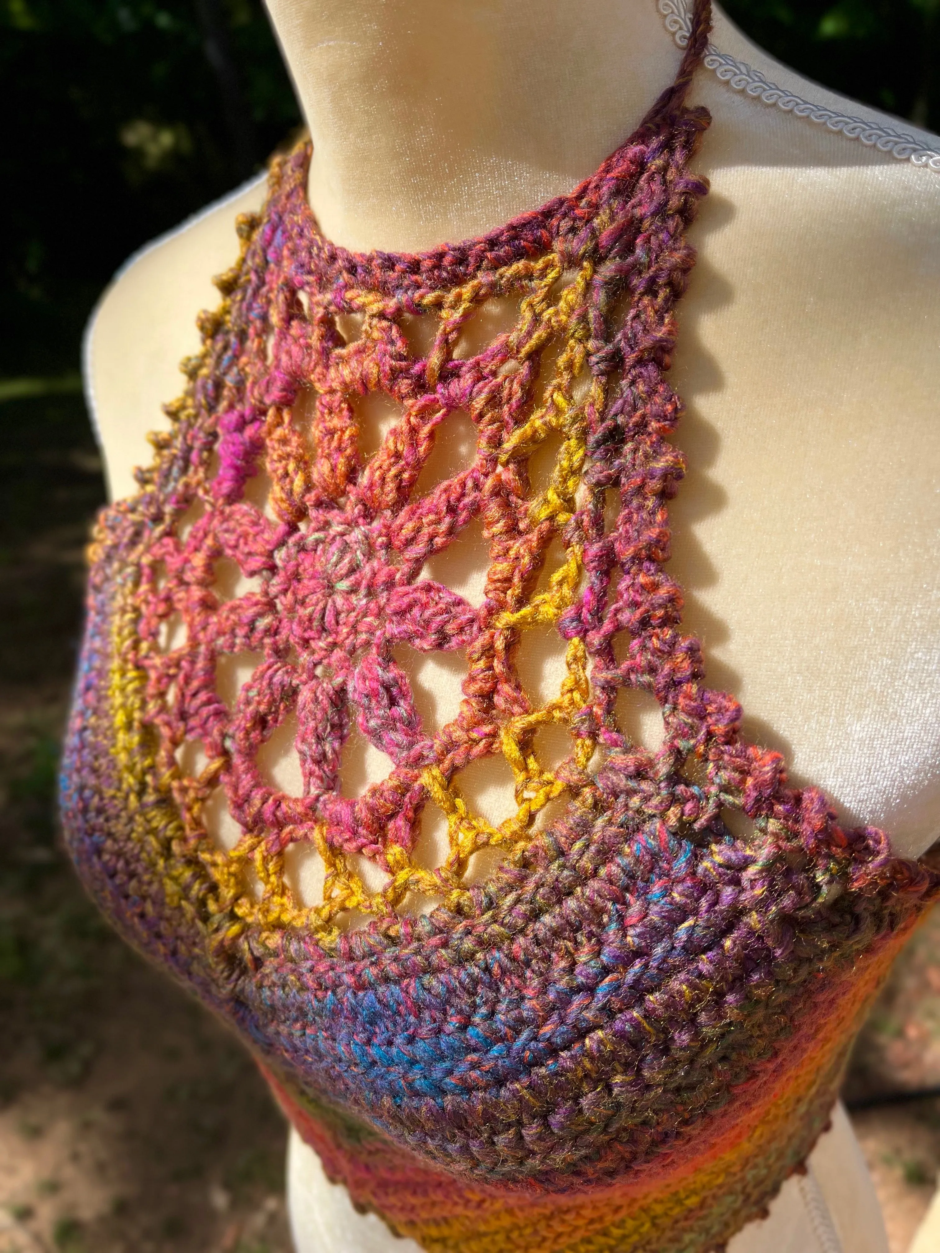 Dahlia Crochet Crop Top Pattern
