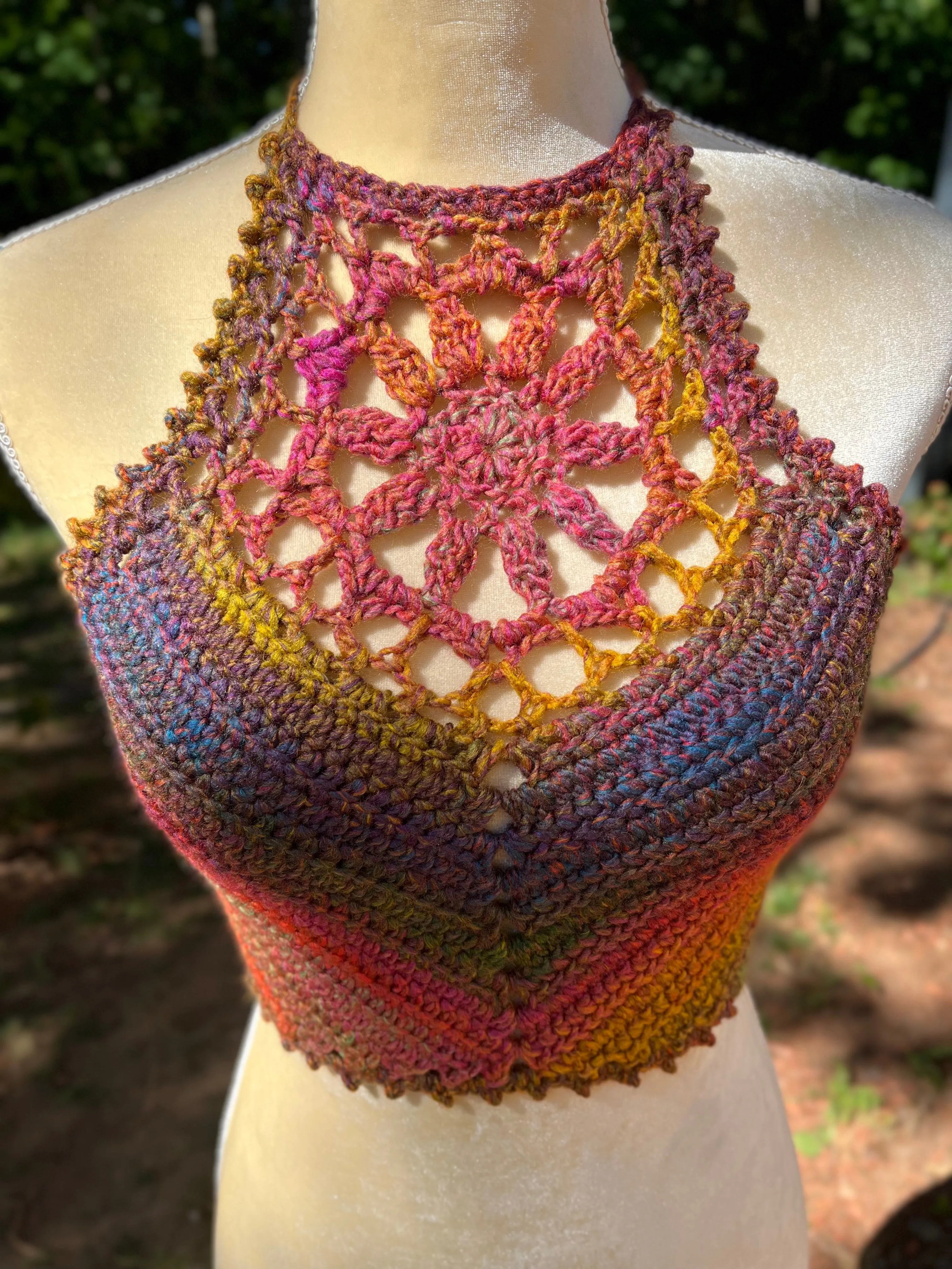 Dahlia Crochet Crop Top Pattern