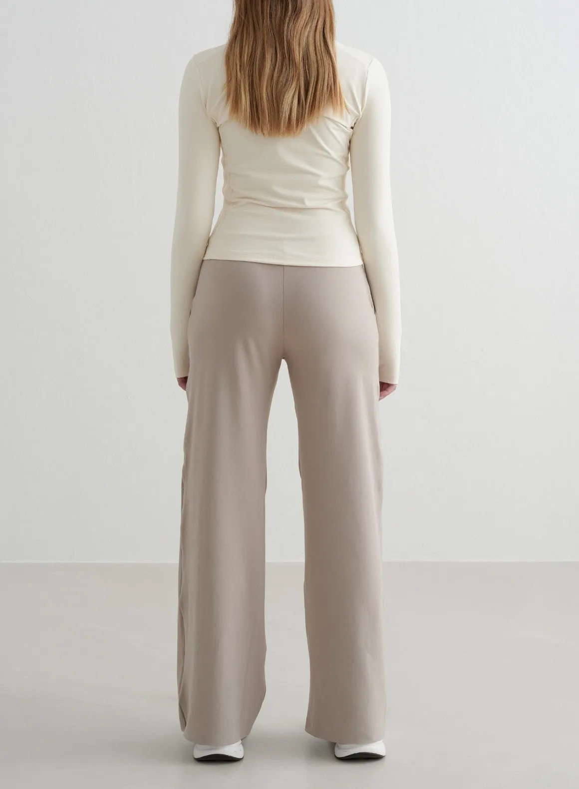 Dark Clay Sense Wide Pants
