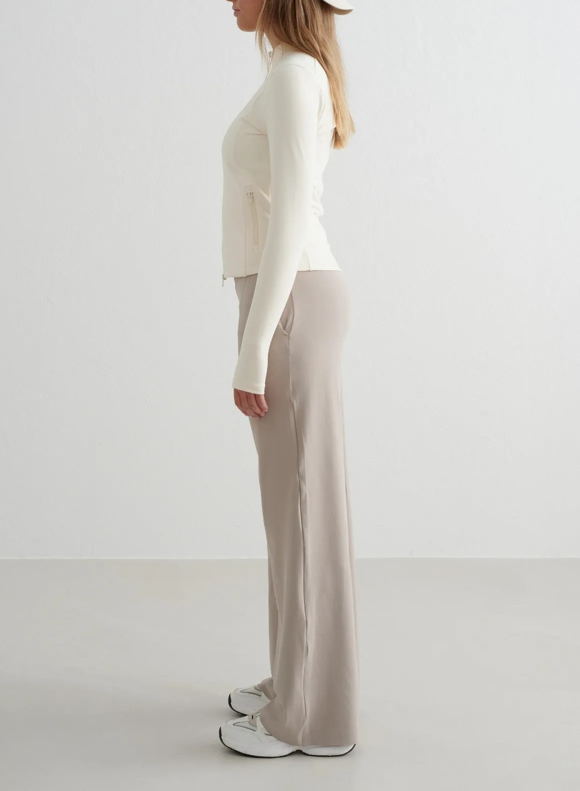 Dark Clay Sense Wide Pants