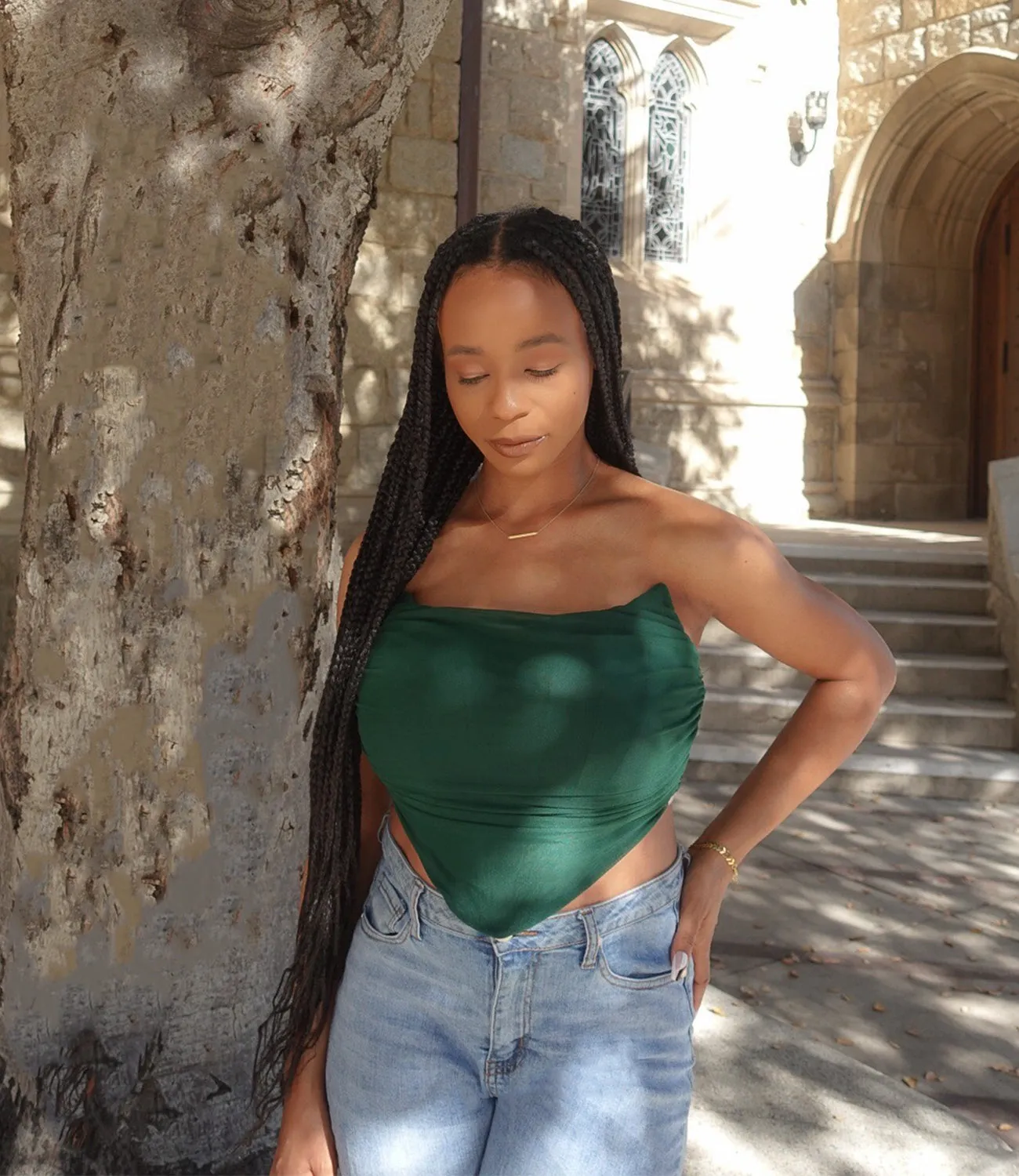 Date Night Corset(Emerald)