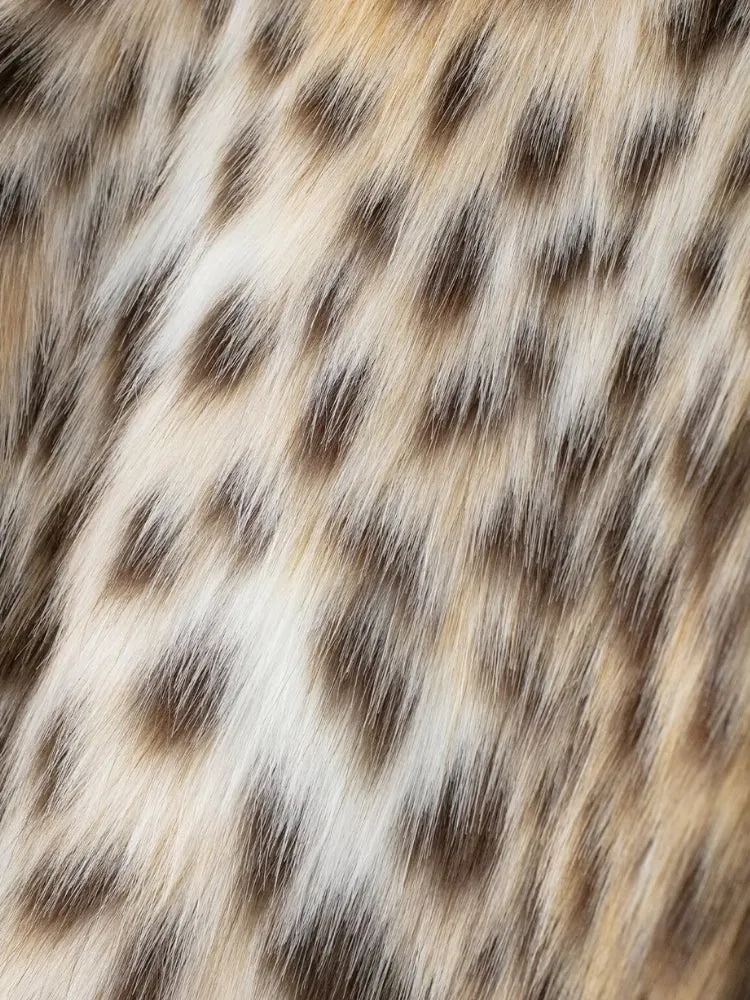 DCRB Faux Leopard Furr Jacket