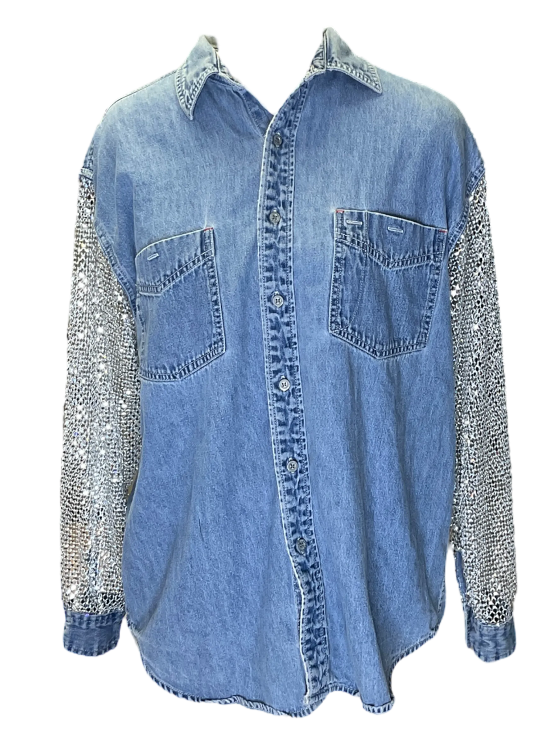 Denim Chainmail Shirt