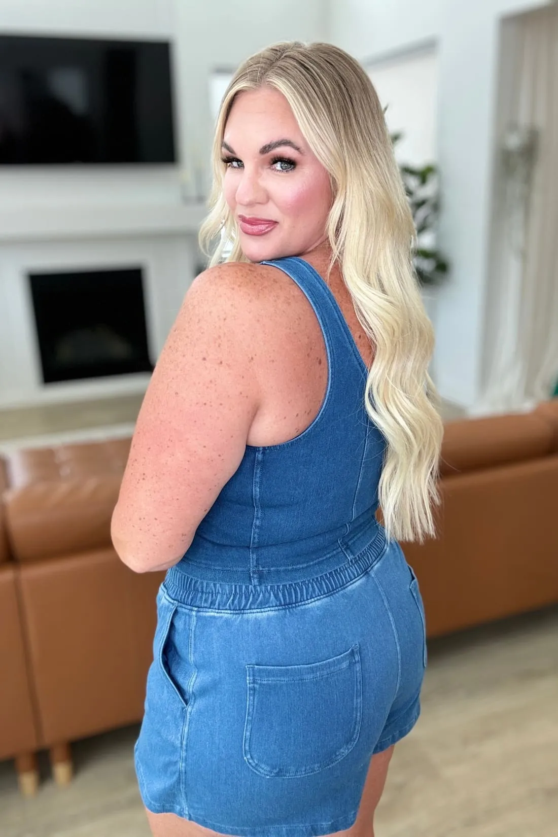 Denim Corset Top - Light Denim