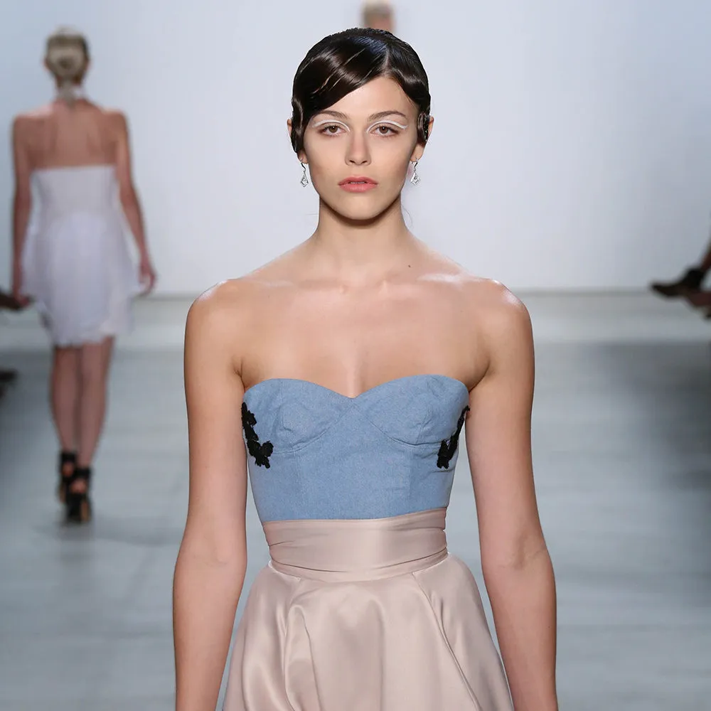 Denim Corset