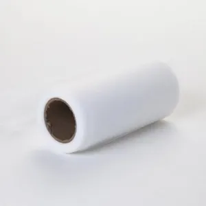 Diamond White Tulle Fabric