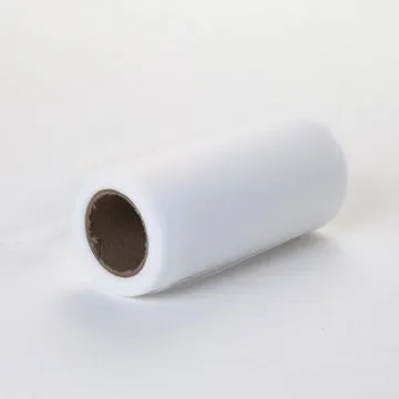 Diamond White Tulle Fabric