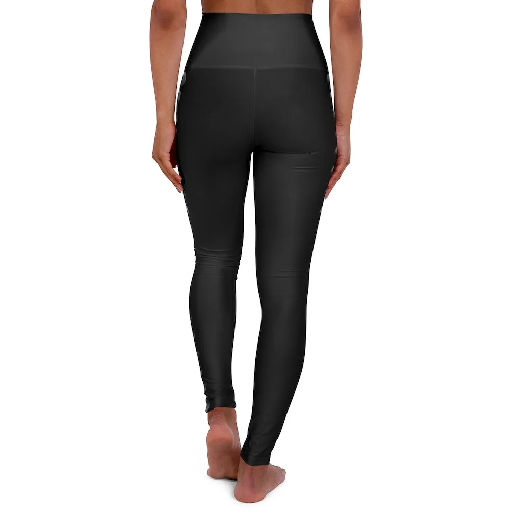 Double Moon Eclipse High Waisted Yoga Leggings
