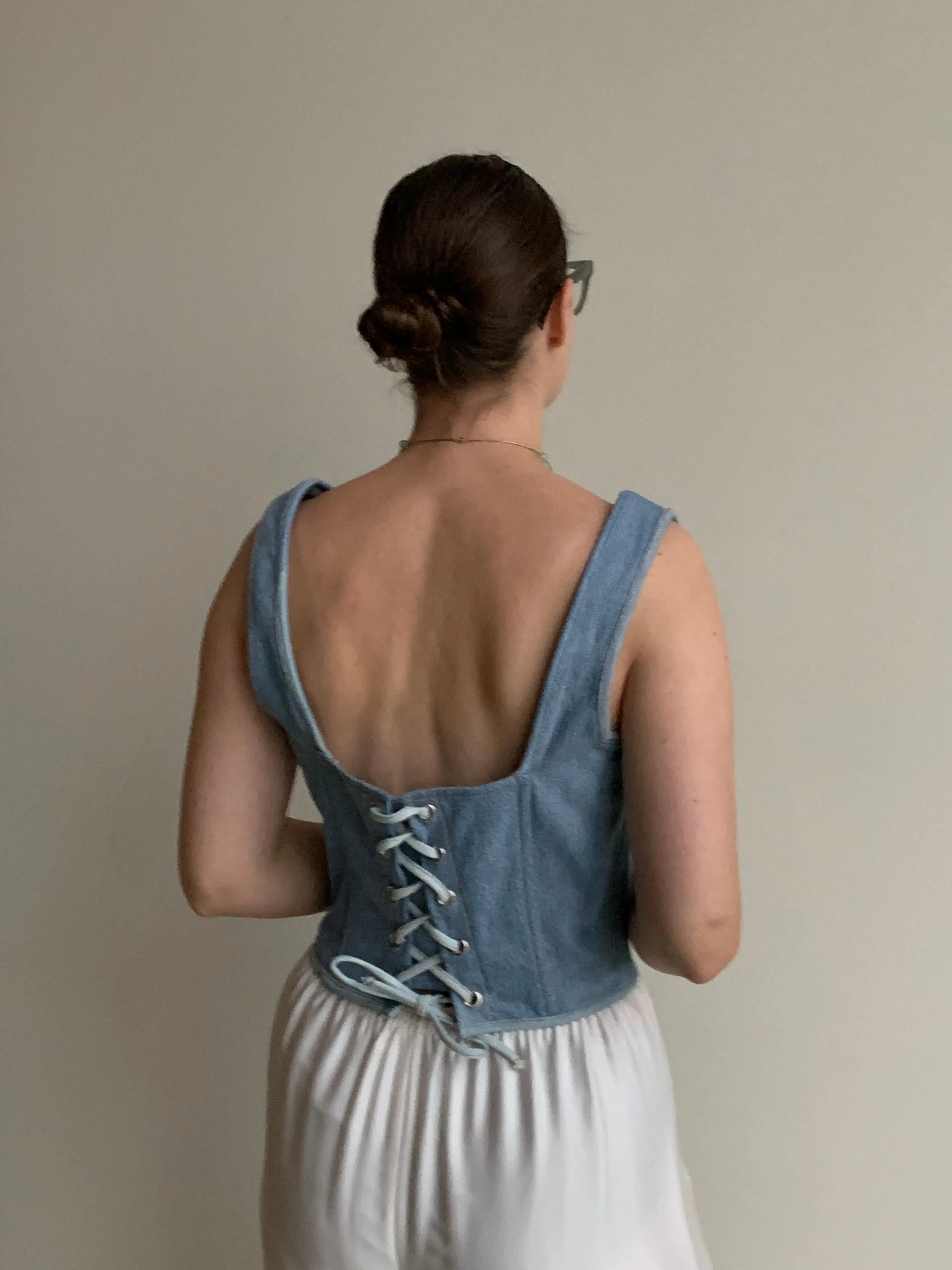 EB Denim corset