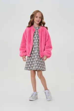 Faux Fur Bomber, Teen/Woman