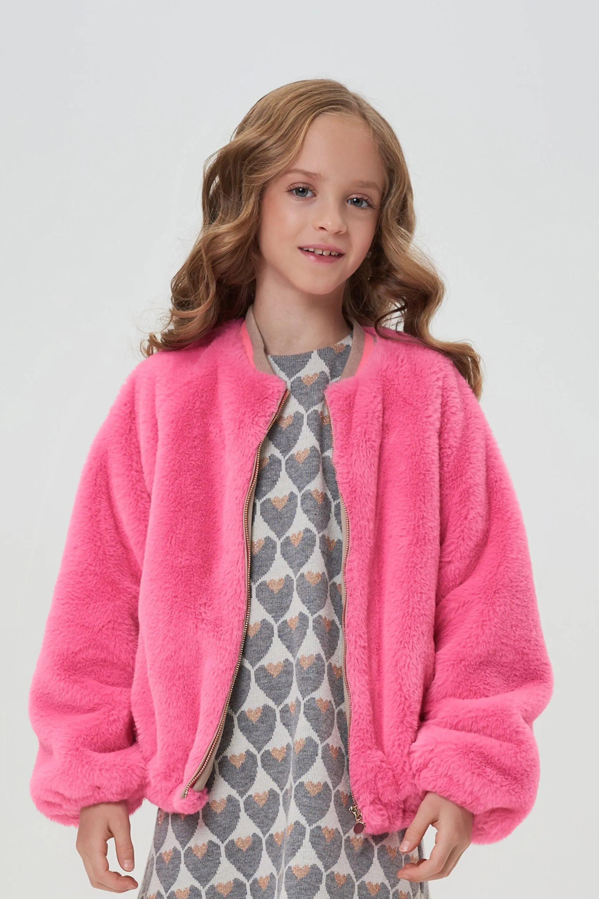 Faux Fur Bomber, Teen/Woman