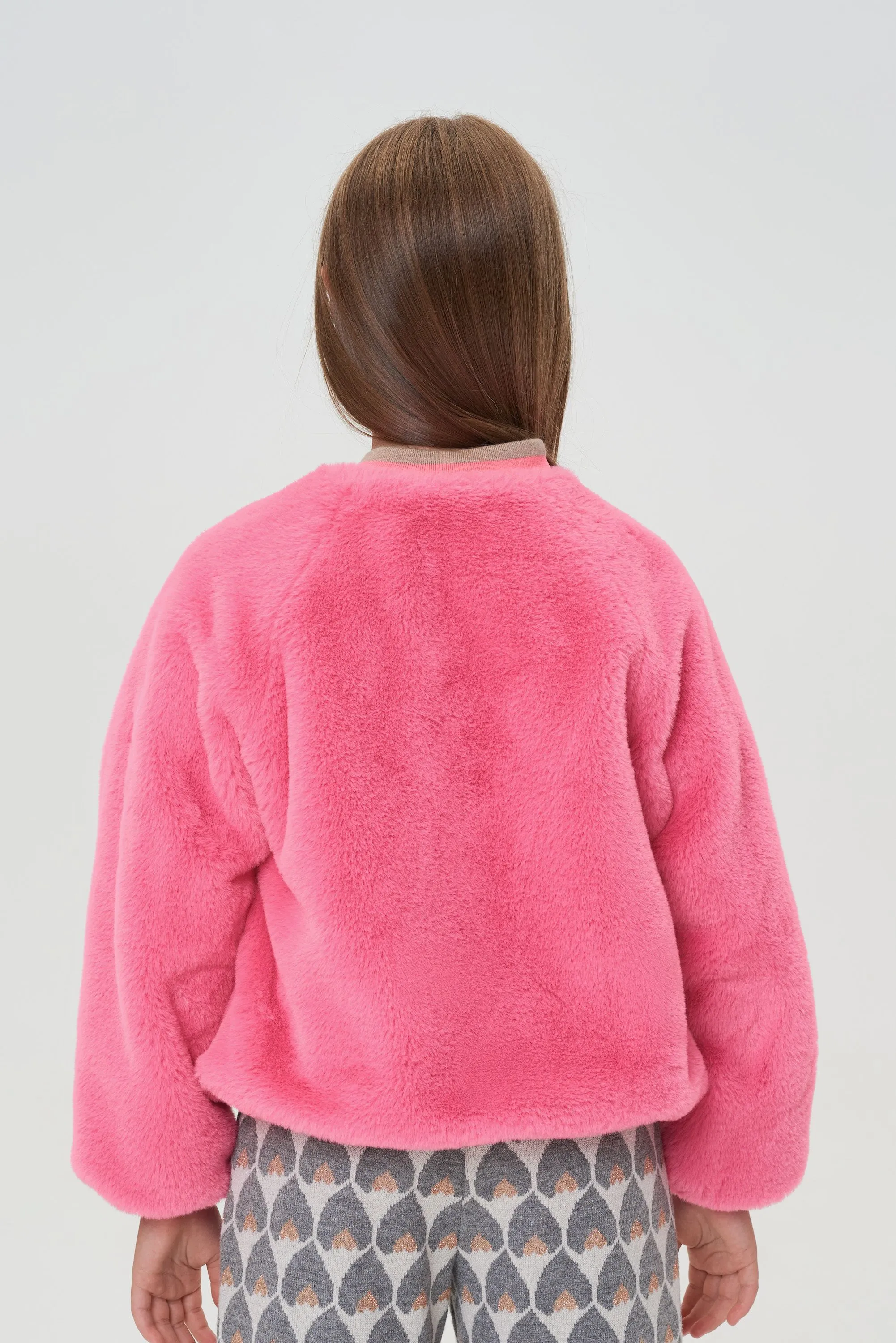 Faux Fur Bomber, Teen/Woman