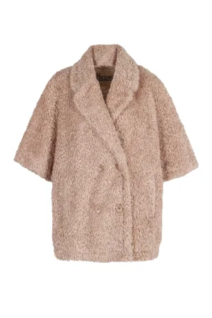 Faux fur coat
