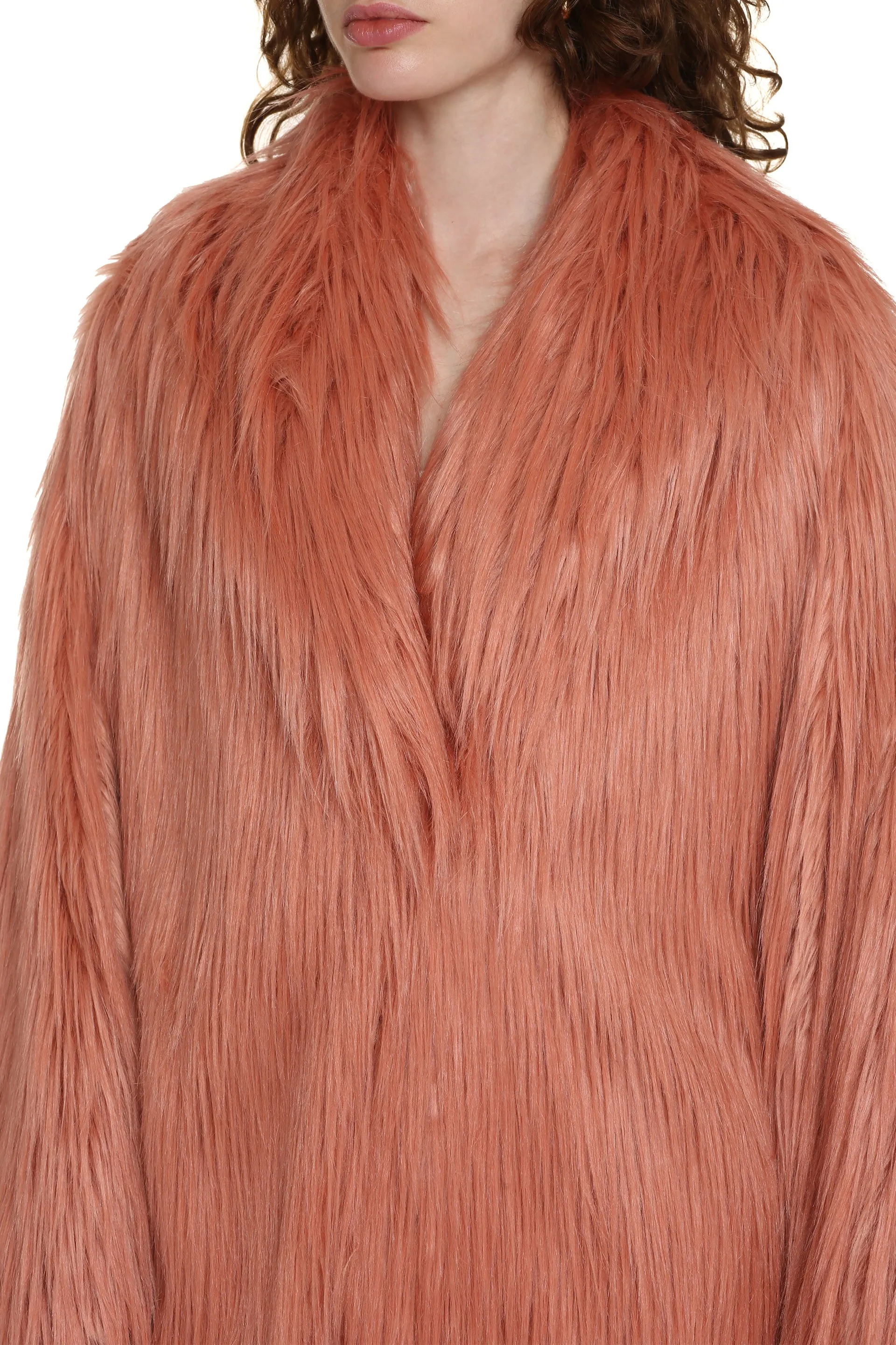 Faux fur coat
