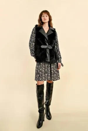 Faux Fur Sleeveless Vest