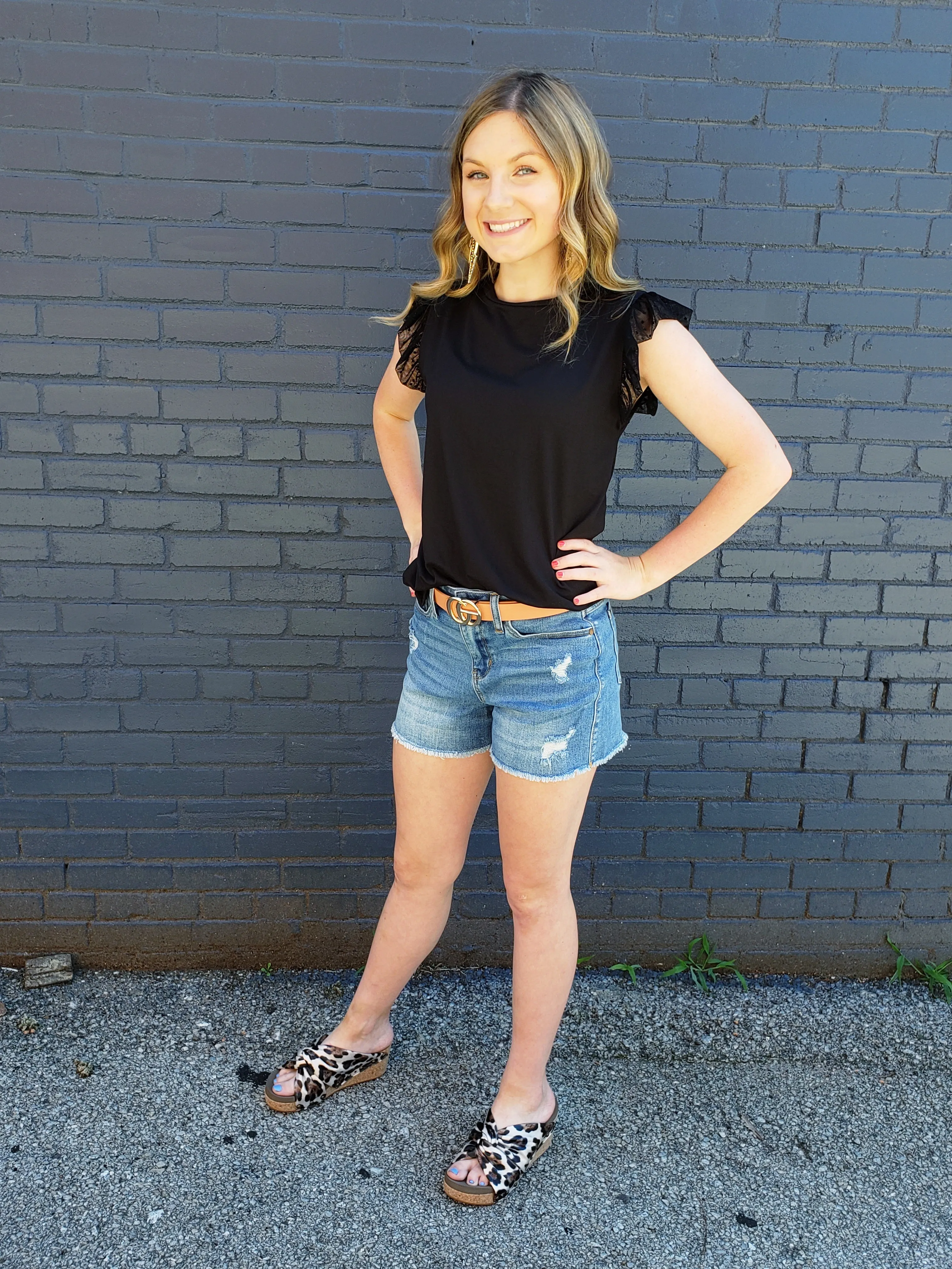 Feelin' Good Top: Black