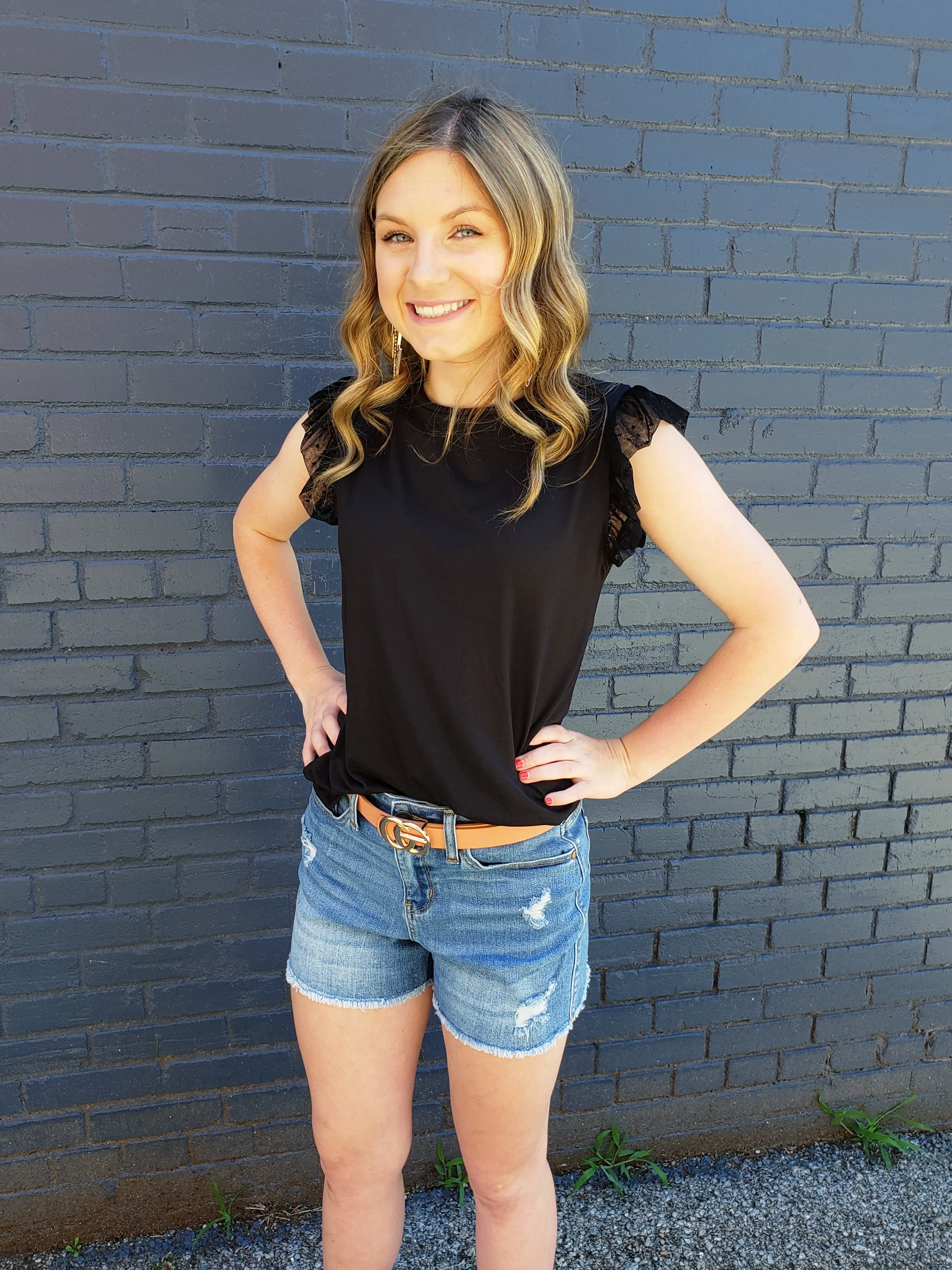 Feelin' Good Top: Black