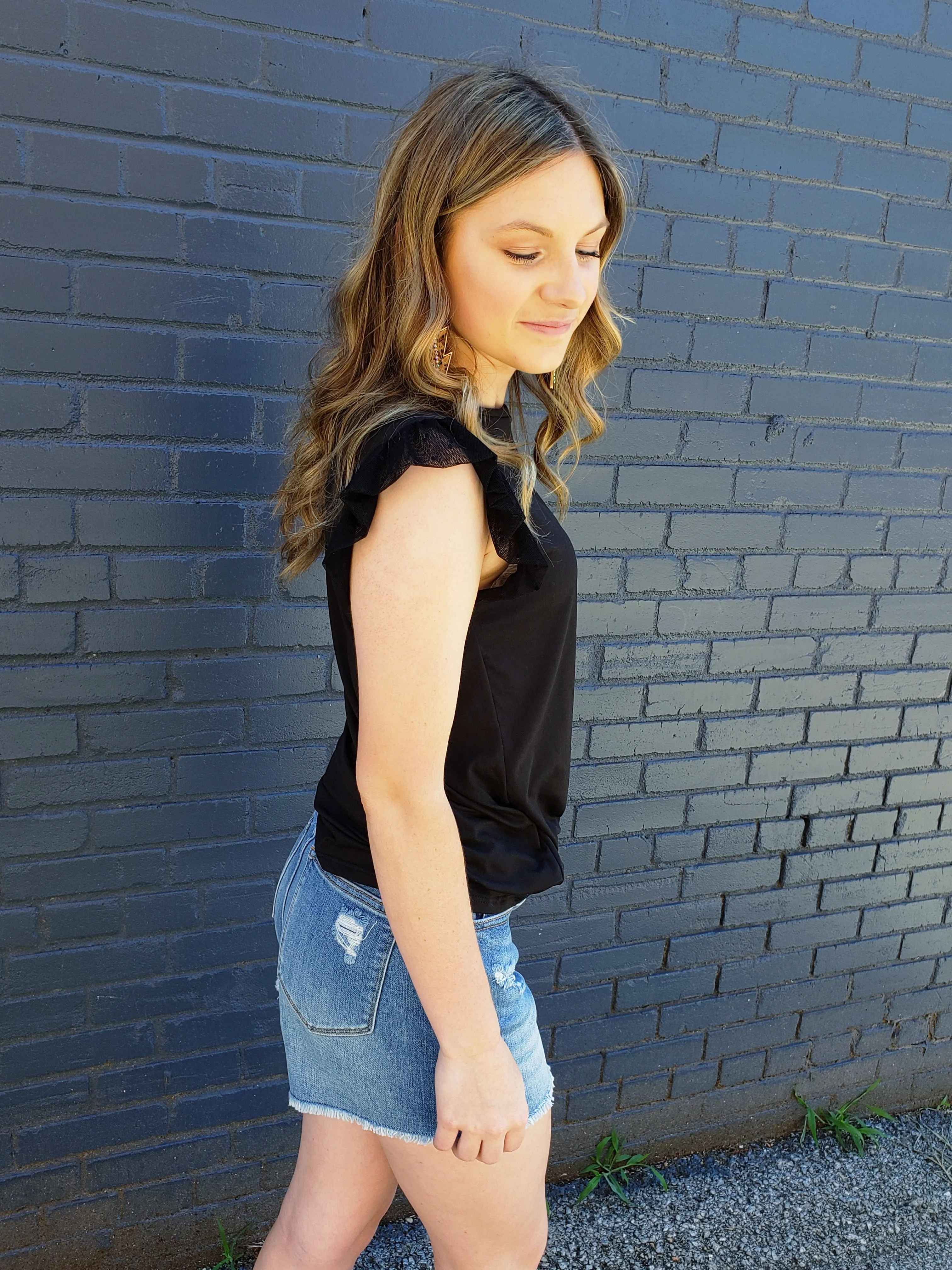Feelin' Good Top: Black