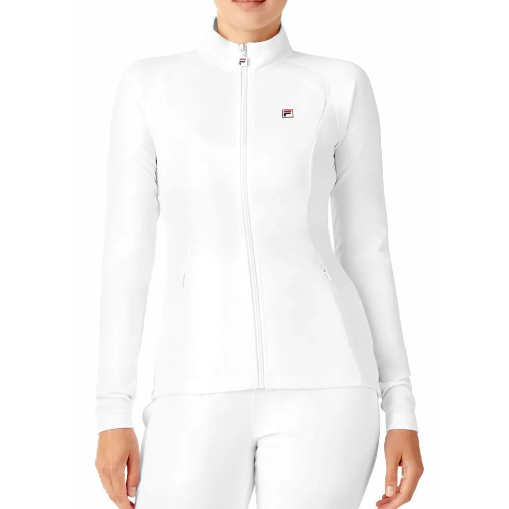 Fila Women's Whiteline Track Jacket - White